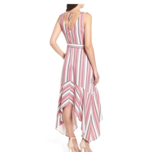 NWT Leith sharkbite Stripe Maxi Dress (O20) - Picture 2 of 6